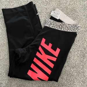 Nike Dry Fit- Small Knee Length Workout Leggings